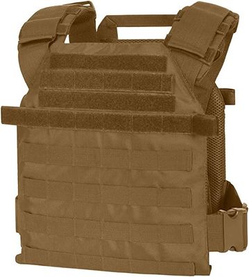 Xxl Airsoft Tactical Vest With Gun Holster Pistol Small Black 10 InchX12inch