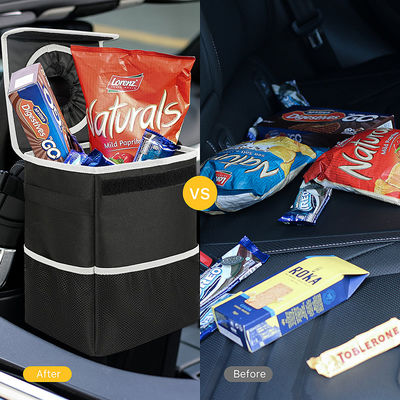 Toiletry Car Organizer Bag Hanging Internal Waterproof Car Trash Can Bag 8X7X10"