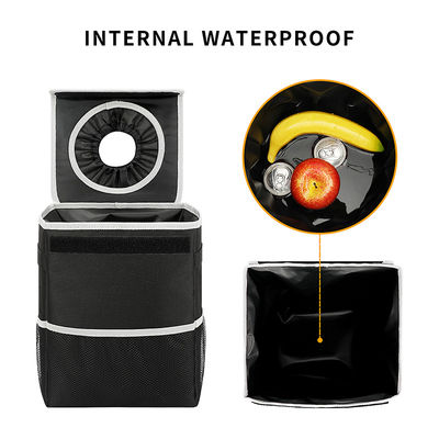 Toiletry Car Organizer Bag Hanging Internal Waterproof Car Trash Can Bag 8X7X10"