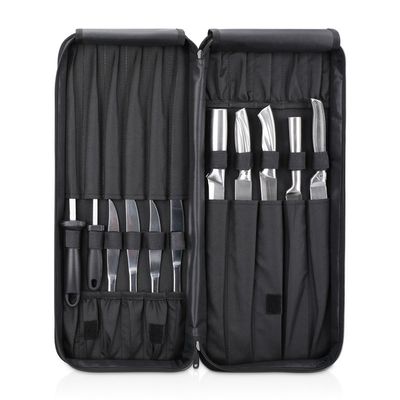 Case Knife Roll Bag Large Travel 600D Polyester  23x3x8"